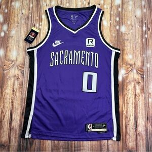 NWT Nike Malik Monk Sacramento Kings Jersey Size Small Purple